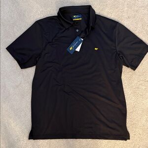 Men's Black Short Sleeve Golf Shirt NWT